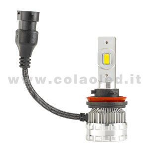 H11 6000LM KIT LED 1 LAMPADA ULTRA PICCOLO 50W KIT LED COLAOLED PROGETTO MICRO POWER H11