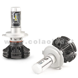 H4 12000LM  KIT LED 2 LAMPADE 100W DISSIPAZIONE LAMELLE LED CREE KIT LED H4