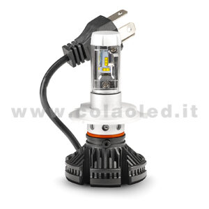 H4 6000LM  KIT LED 1 LAMPADA 50W DISSIPAZIONE LAMELLE LED CREE KIT LED H4