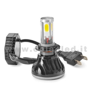 H7 CANBUS KIT LED 1 LAMPADA 4000LM  SCELTA POWER 40W CON TRASFORMATORI CANBUS H7