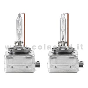 D3S BULBI XENON BIANCO LATTE COPPIA LAMPADE MAGGIORATE + GAS RICAMBIO HID DS3
