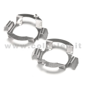 COPPIA ADATTATORI Audi A3 04 06 FISSAGGIO PORTALAMPADA KIT LAMPADE LED XENON