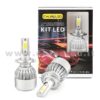 H7 7600LM KIT LED 2 LAMPADE 72W CON DIODI SCELTI KIT LED H7
