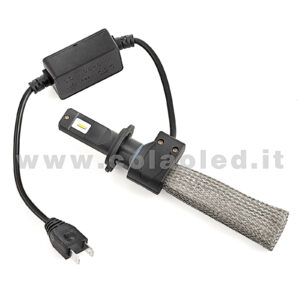 H7 5000LM KIT LED 1 LAMPADA 50W  CANBUS DISSIPAZIONE IN TRECCIA CANBUS H7