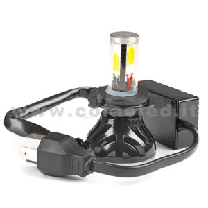 H4 CANBUS KIT LED 1 LAMPADA 4000LM SCELTA POWER 40W CON TRASFORMATORI CANBUS H4