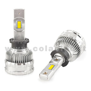 H3 12000LM KIT LED 2 LAMPADE ULTRA PICCOLO 100W KIT LED COLAOLED PROGETTO MICRO POWER H3