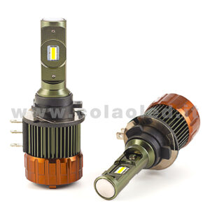 H15 12000LM KIT LED 2 LAMPADE ULTRA PICCOLO 100W KIT LED COLAOLED PROGETTO MICRO POWER H15