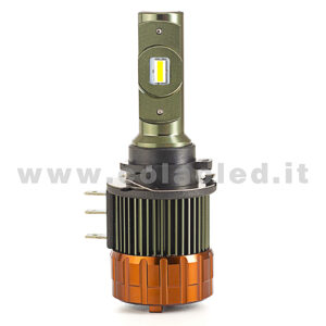 H15 6000LM KIT LED 1 LAMPADA ULTRA PICCOLO 50W KIT LED COLAOLED PROGETTO MICRO POWER H15