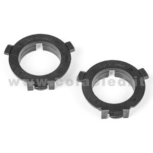 COPPIA ADATTATORI Hiunday Santa PORTALAMPADA KIT LAMPADE LED XENON