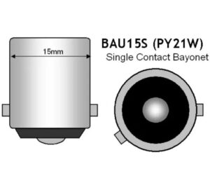 BAU15S CANBUS 2 LAMPADINE MODELLO ….. CHIP LED ARANCIONE NO ERRORE SUPER CANBUS PY21W