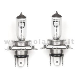 H4 2 LAMPADE ALOGENO GIALLO 12V 55W H4