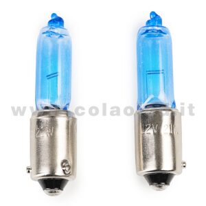 H6W 2 LAMPADINE ALOGENO SUPER BIANCO BAX9S