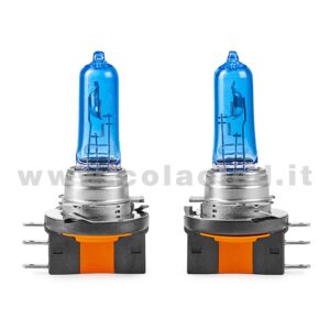 H15 2 LAMPADE ALOGENO BIANCO 12V 55W H15