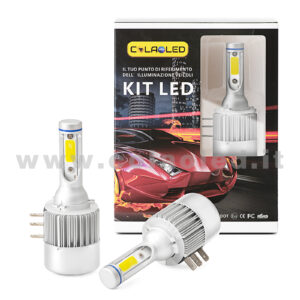 H15 7600LM KIT LED 2 LAMPADE 72W  CON DIODI SCELTI KIT LED H15