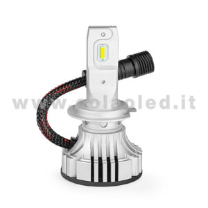 H7 CANBUS 12000LM KIT LED 1 LAMPADA LED CREE 55W BIANCO FREDDO MINI TURBO LED CON TRASFORMATORE SUPER CANBUS H7