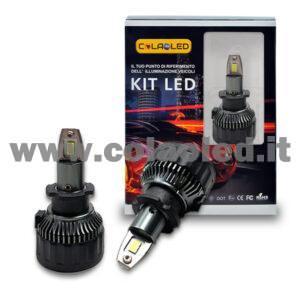 H3 11000LM 5800K MONO LED KIT LED 2 LAMPADE LED 95W BIANCO LATTE SUPER MICRO MONOLED H3